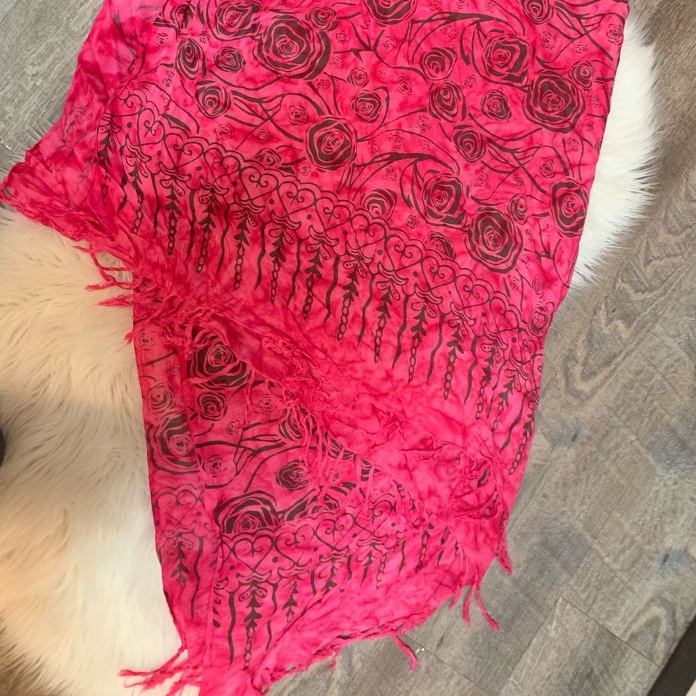Pink shawl
